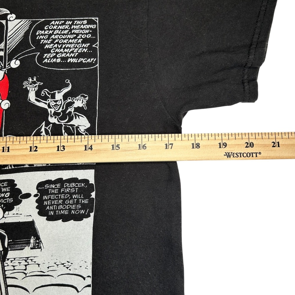 DC Comics Harley Quinn Black Comic Panel T Shirt‎ Mens Size Small - Picture 3 of 8